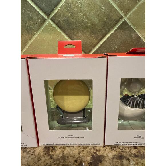 New Disney Tim Burton's The Nightmare Before Christmas Hallmark Ornament Bundle - Picture 8 of 9